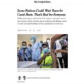 Screenshot des New York Times Artikels “Some Nations Could Wait Years for Covid Shots. That’s Bad for Everyone”