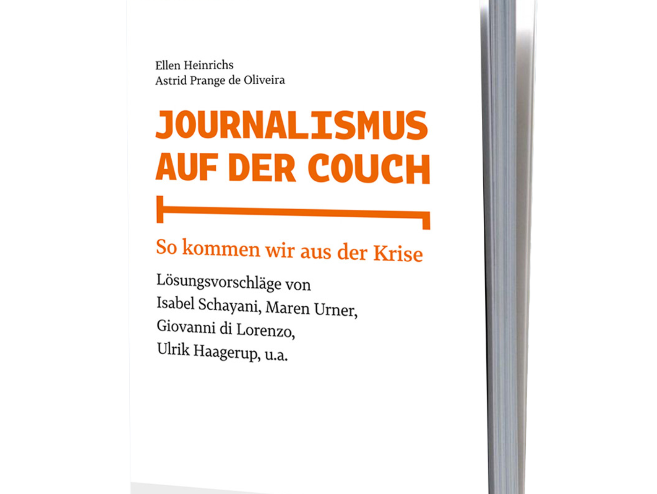 Bild vom Cover des Buchs "Journalismus auf der Couch"
