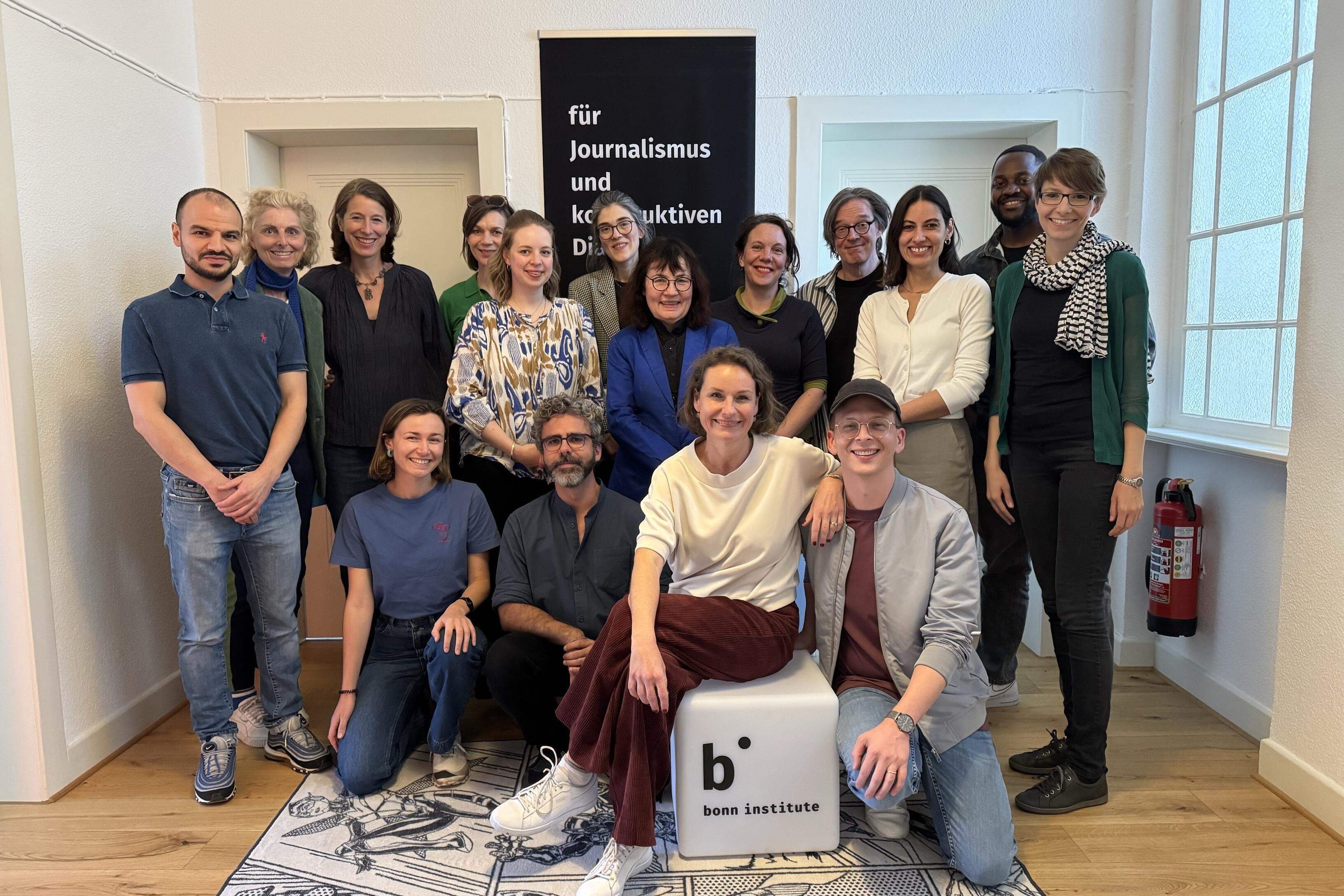 Die 2025 DW Constructive Fellows beim Kick-Off im Bonn Institute