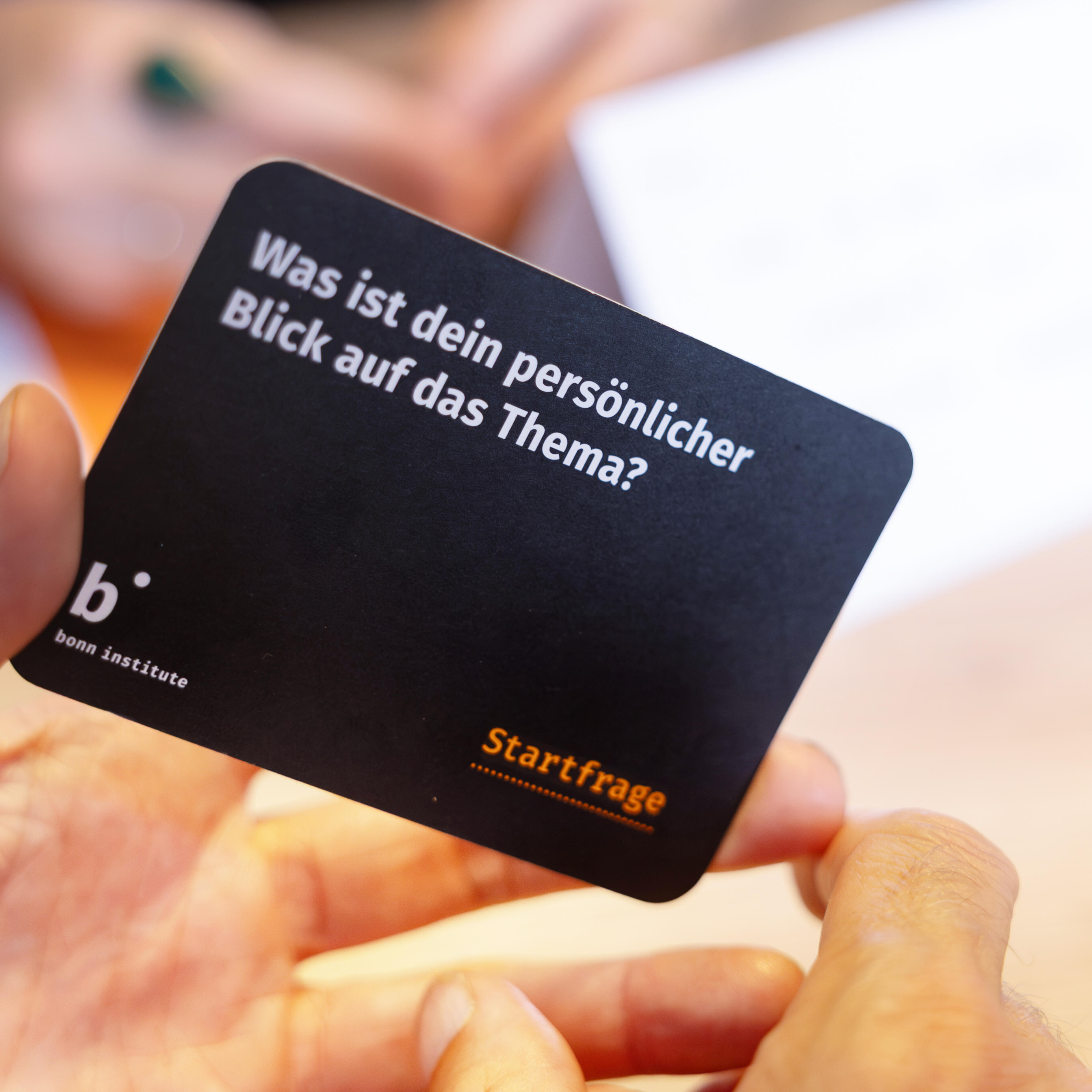 Eine Stunde reden - Startfrage